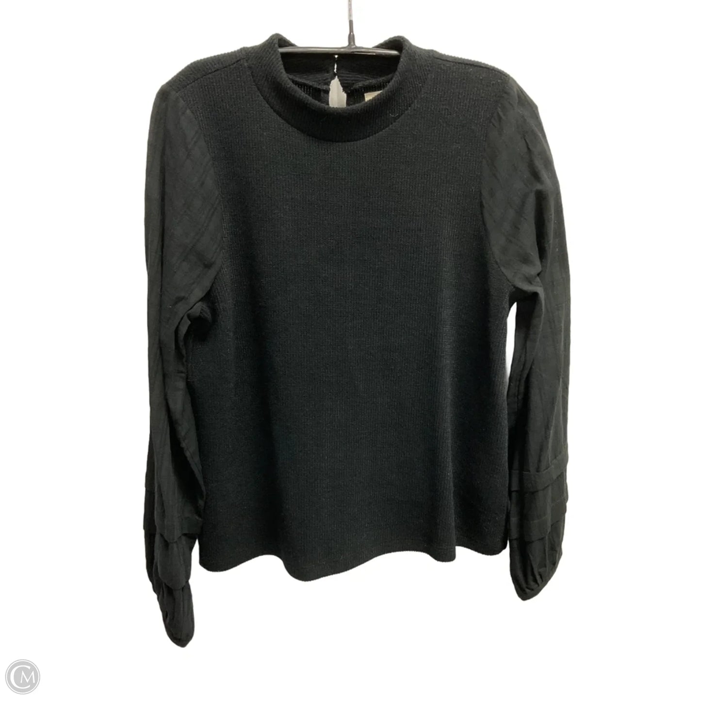 Top Long Sleeve By Madewell In Black, Size: L