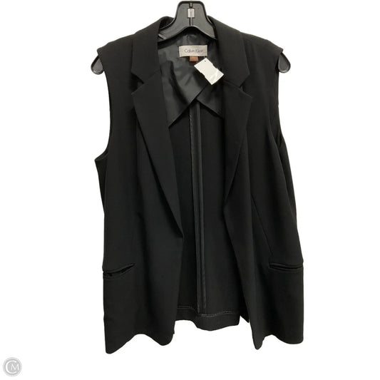 Vest Other By Calvin Klein In Black, Size: L