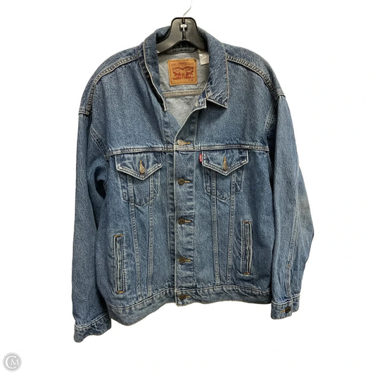 Jacket Denim By Levis In Blue, Size: M