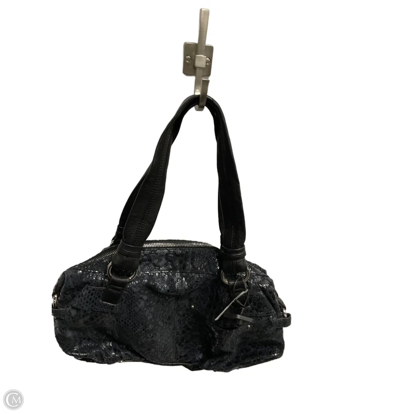 Handbag Leather By B. Makowsky, Size: Medium