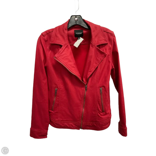 Jacket Moto By Liverpool In Red, Size: S