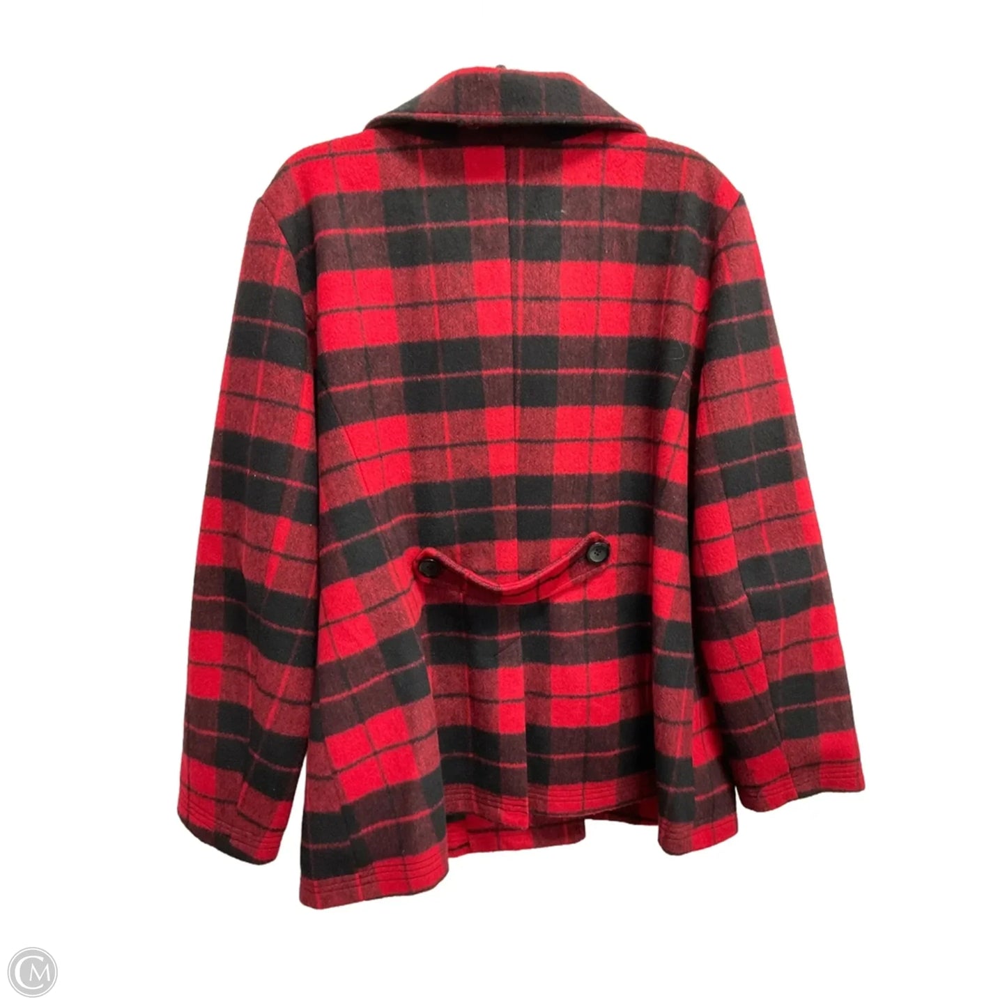 Coat Wool By New York And Co In Red, Size: Xl