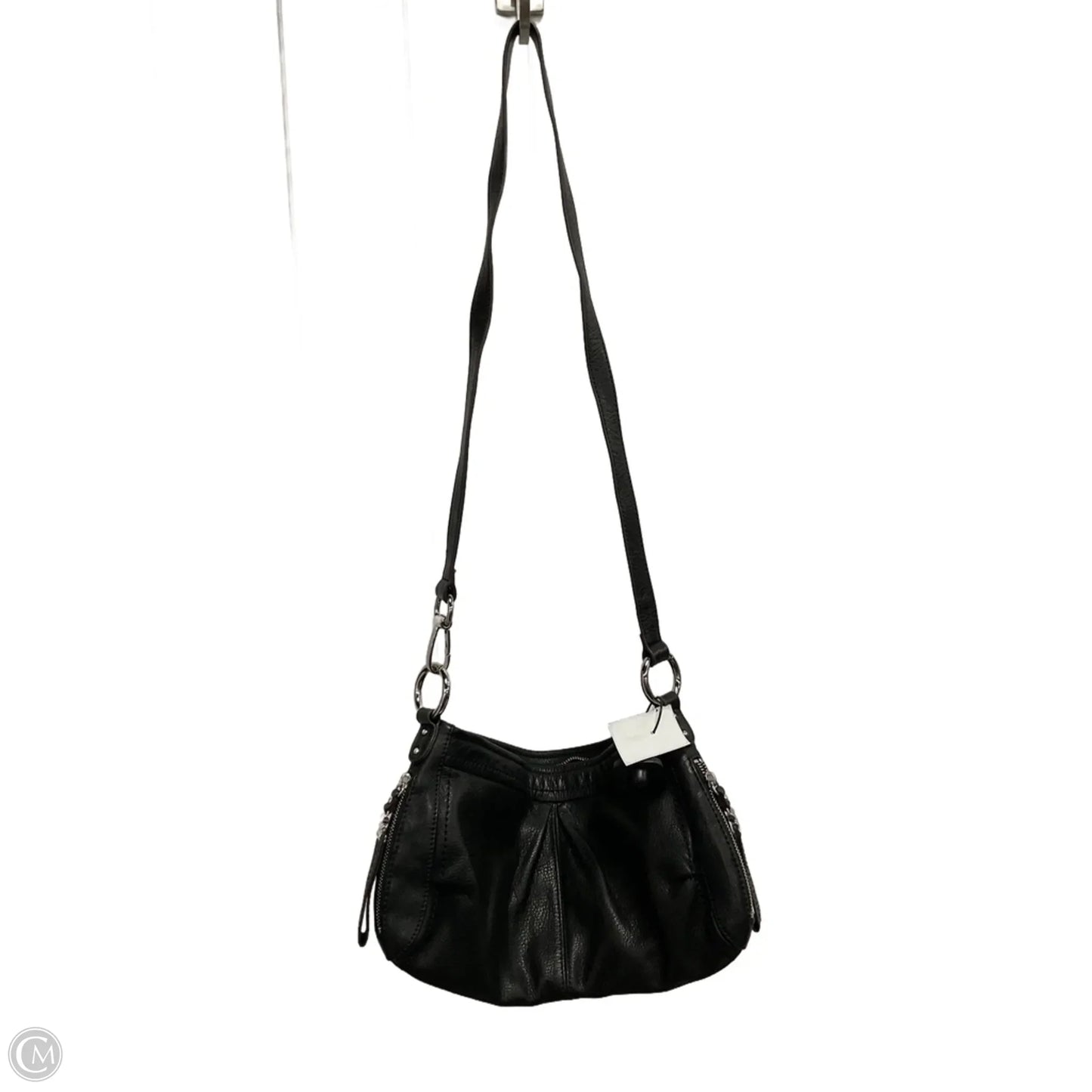 Handbag Leather By B. Makowsky, Size: Medium