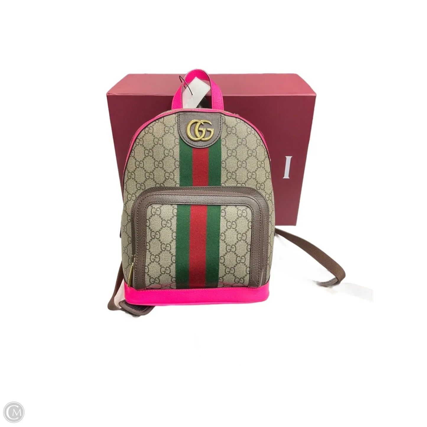 Backpack Luxury Designer By Gucci (Ophidia GG Small Backpack), Size: Medium