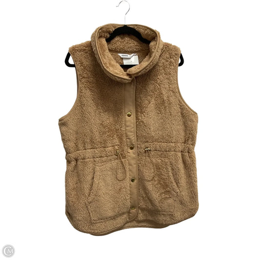 Vest Faux Fur & Sherpa By Sonoma In Brown, Size: L