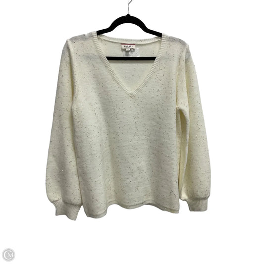 Sweater By Andree By Unit In White, Size: S