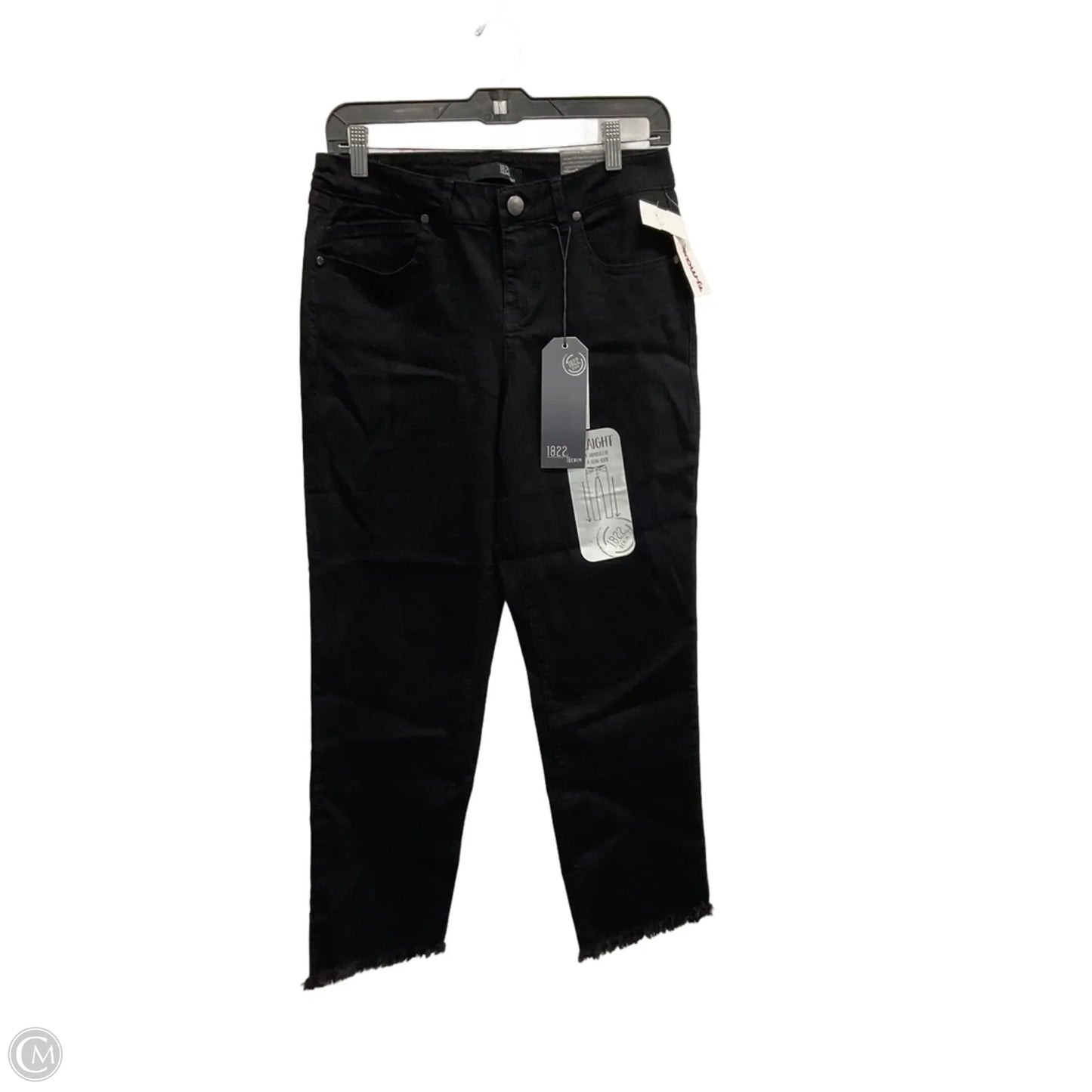 Jeans Straight By 1822 Denim In Black, Size: 8