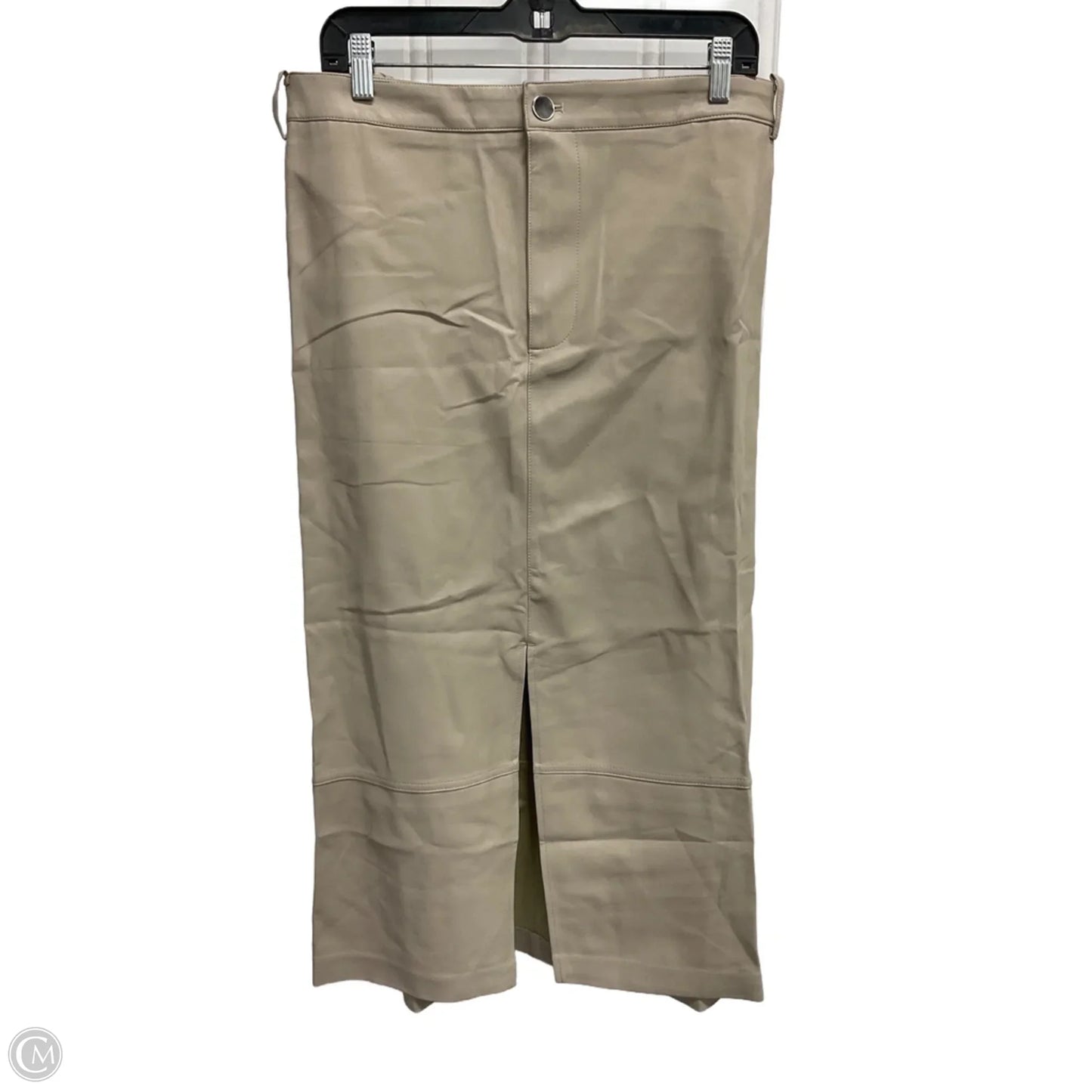 Skirt Midi By Eloquii In Beige, Size: 26