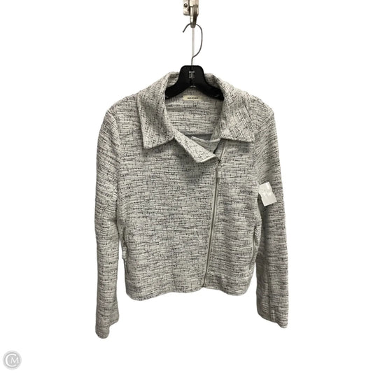 Jacket Moto By Max Studio In White, Size: M