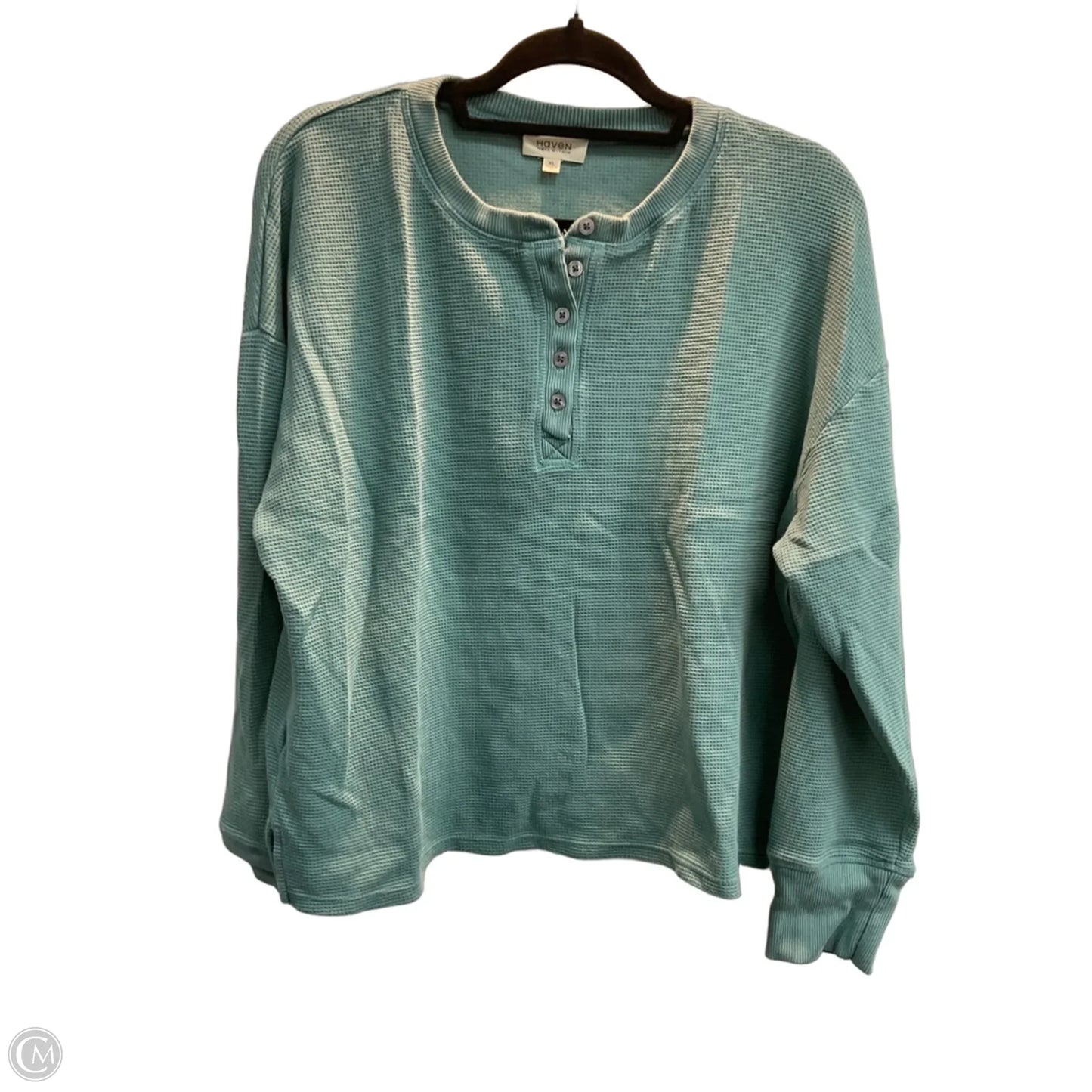 Top Long Sleeve By Haven In Green, Size: Xl