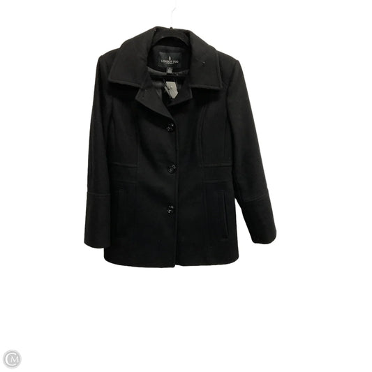 Coat Wool By London Fog In Black, Size: S