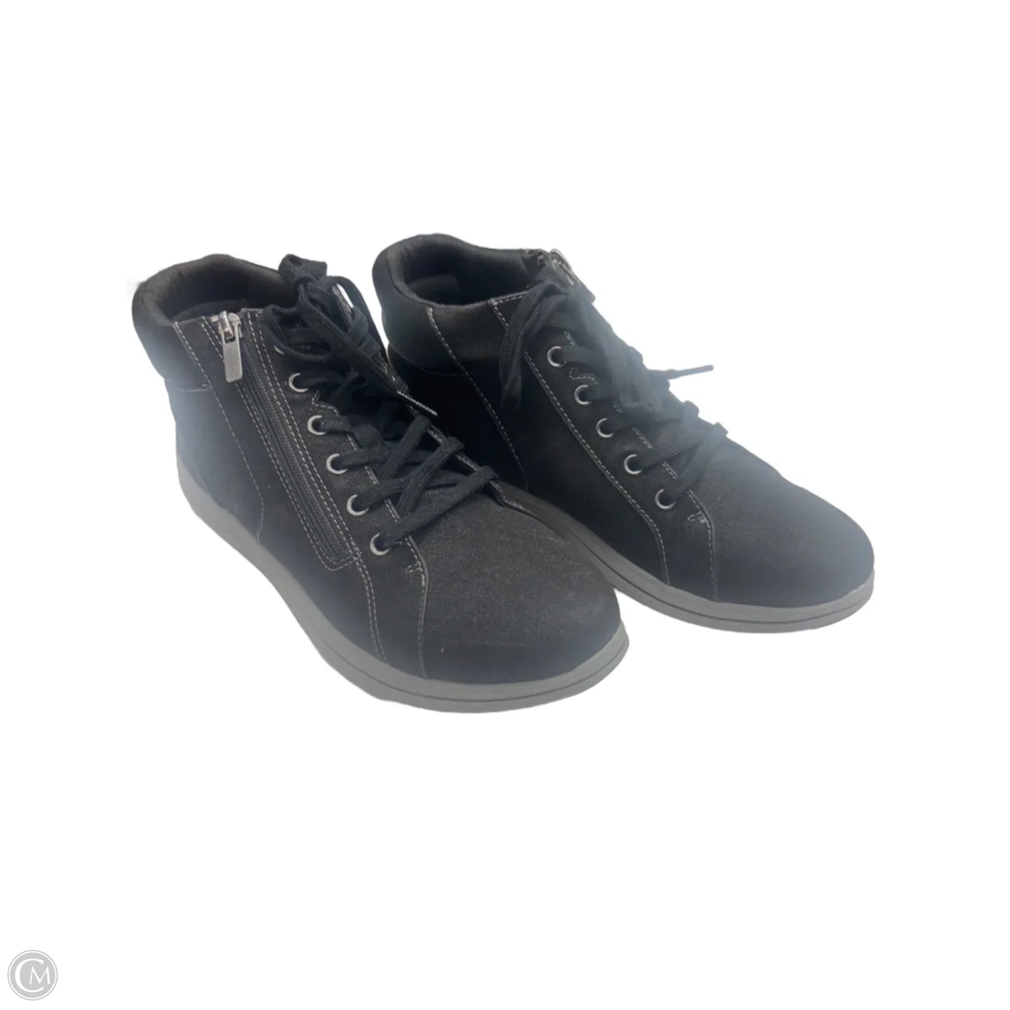 Shoes Sneakers By Clarks In Black, Size: 8