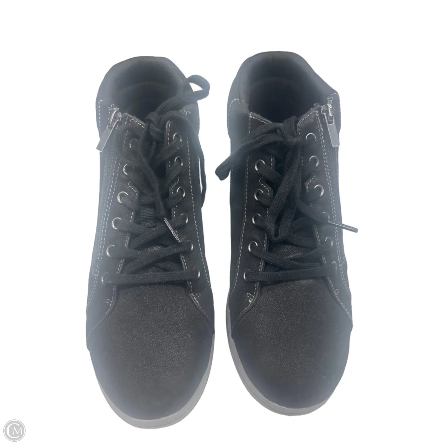 Shoes Sneakers By Clarks In Black, Size: 8