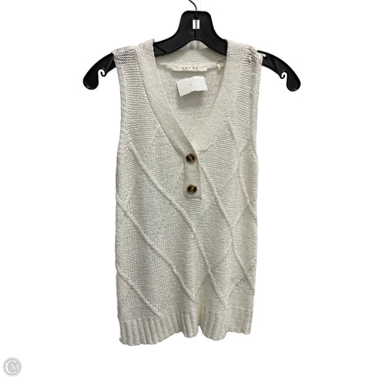 Vest Sweater By Cyrus In White, Size: Xs