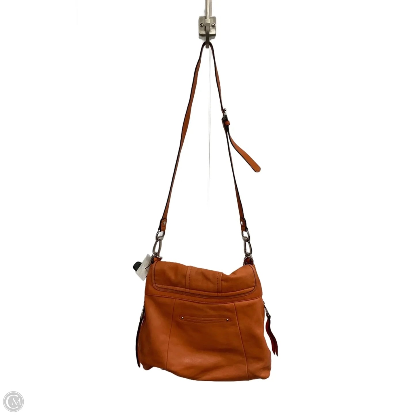 Handbag Leather By B. Makowsky, Size: Medium