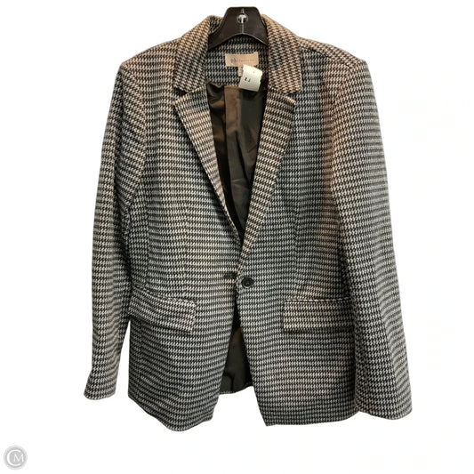 Blazer By Philosophy In Black & Grey, Size: M