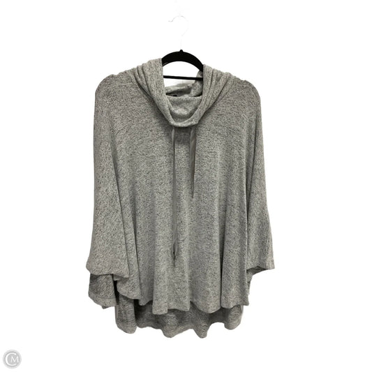 Poncho By White House Black Market In Grey, Size: Osfm