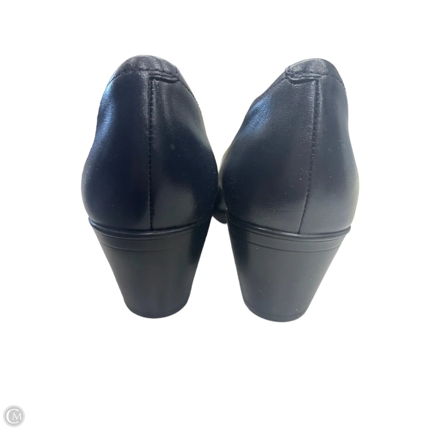 Shoes Heels Block By Clarks In Navy, Size: 7