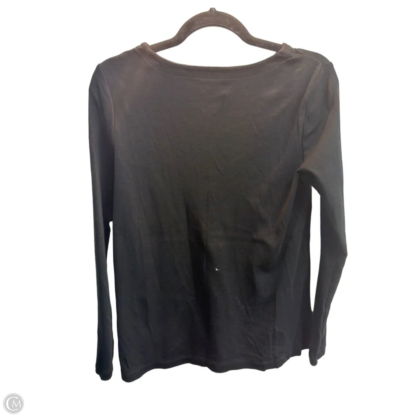 Top Long Sleeve By J. Jill In Black, Size: S
