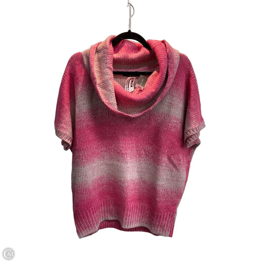 Sweater Short Sleeve By Limited In Pink, Size: Xl