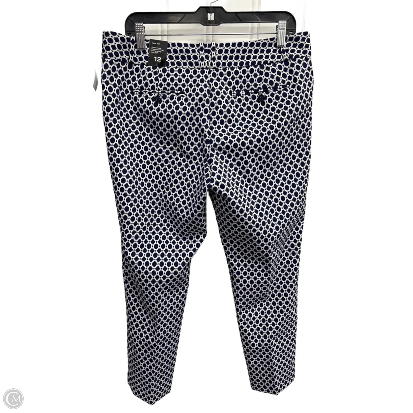 Pants Dress By Limited In Blue & White, Size: 12