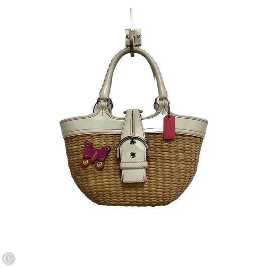 Handbag Designer By Coach, Size: Medium