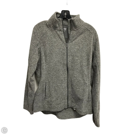 Jacket Fleece By Duluth Trading In Grey, Size: M