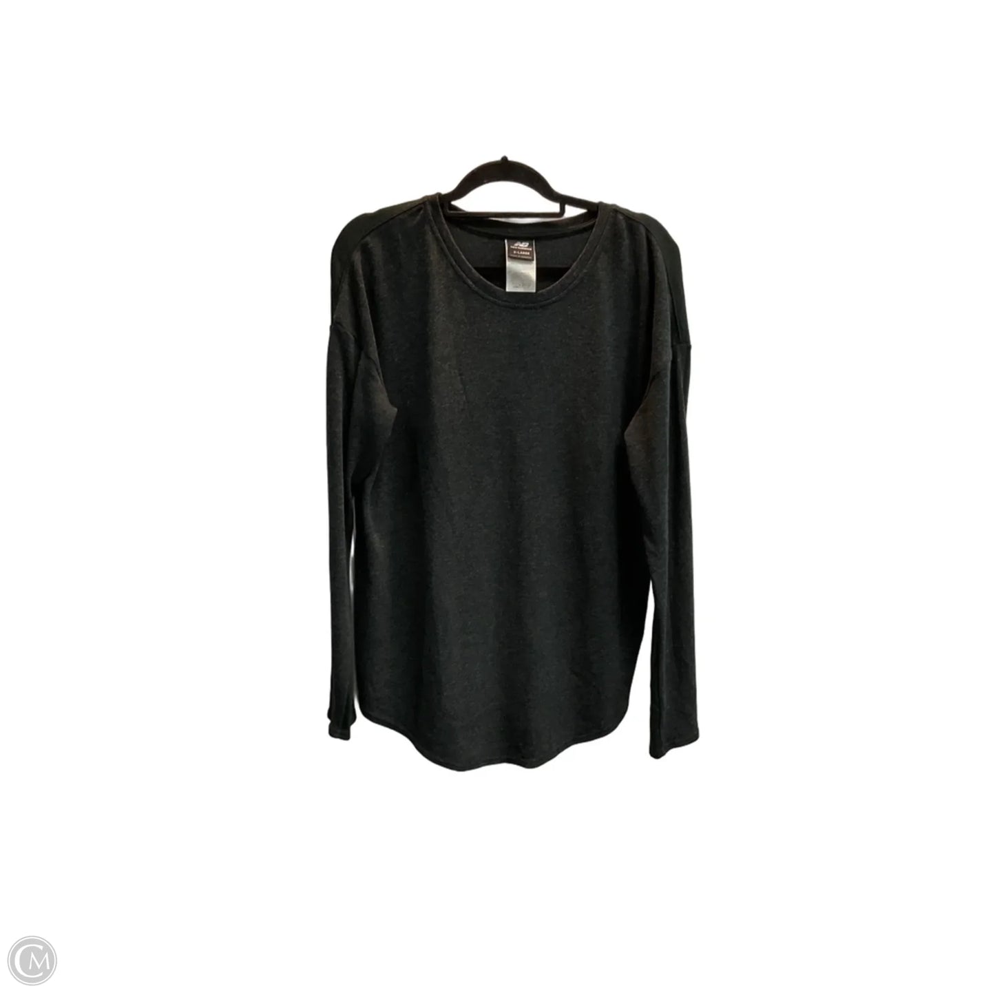 Top Long Sleeve Basic By New Balance In Black, Size: Xl