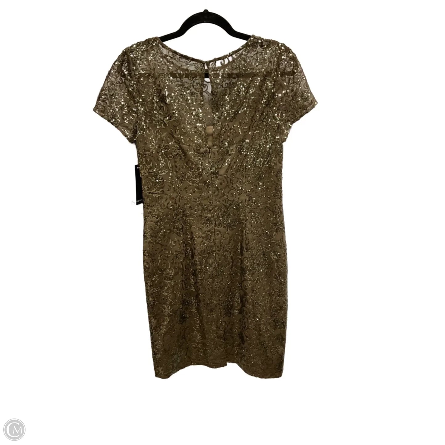 Dress Party Midi By Js Collections In Bronze, Size: Mp