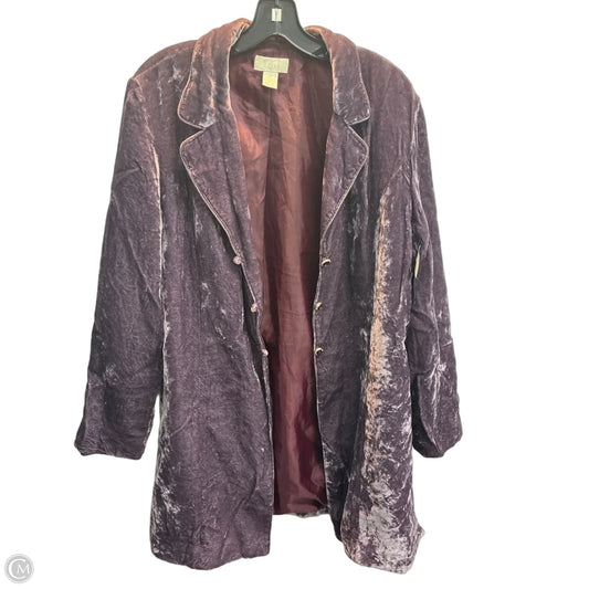 Jacket Other By J. Jill In Purple, Size: L