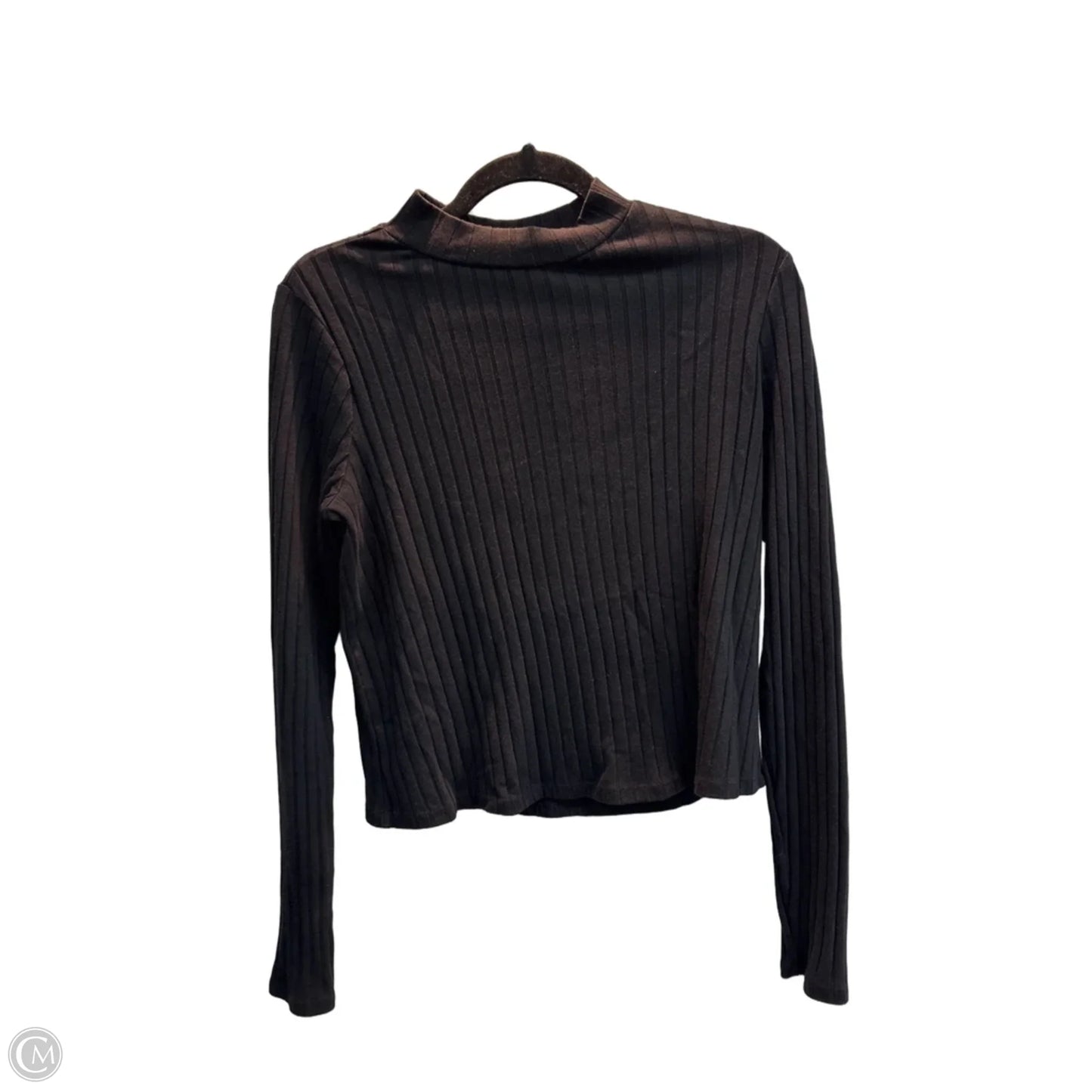 Top Long Sleeve Basic By Old Navy In Black, Size: M