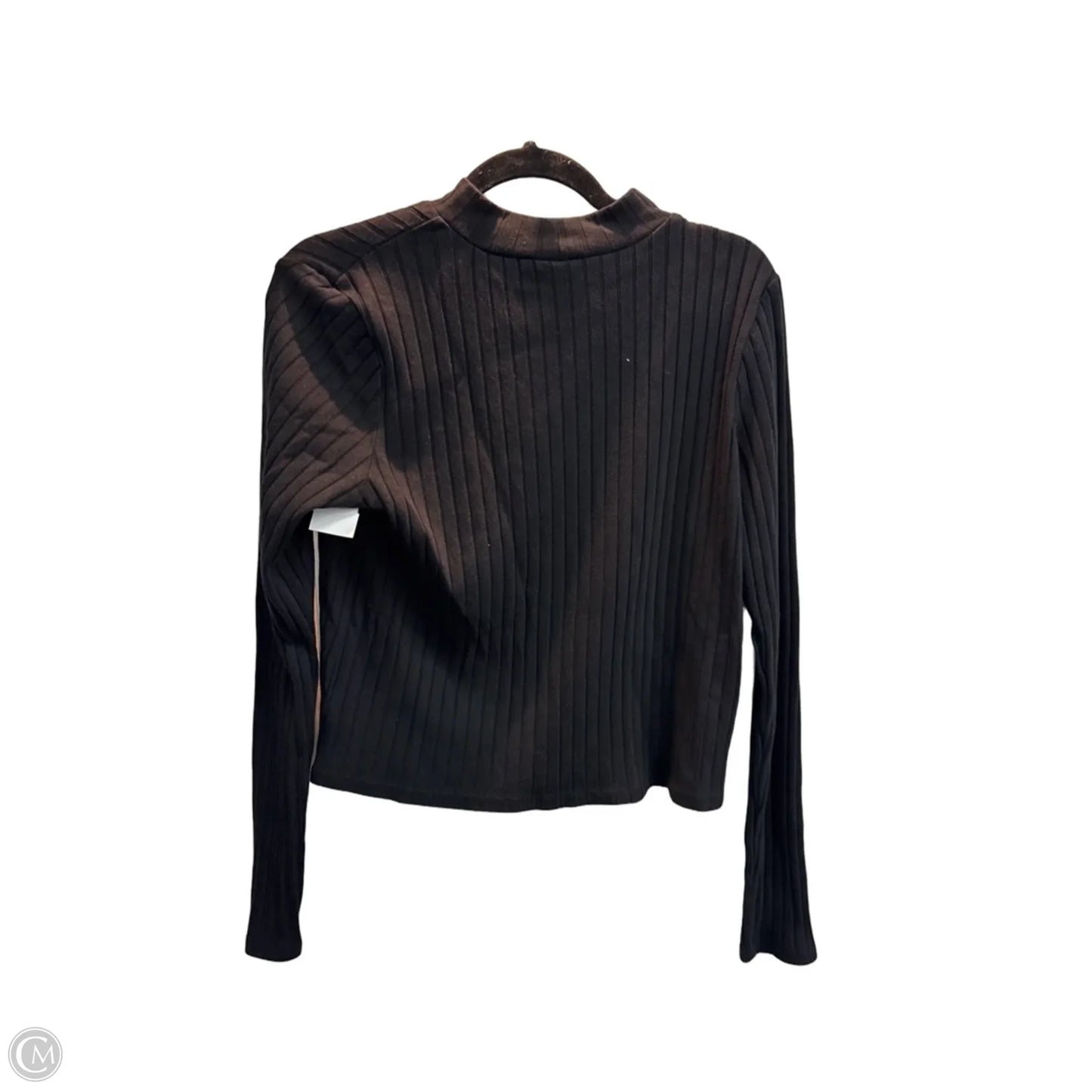 Top Long Sleeve Basic By Old Navy In Black, Size: M