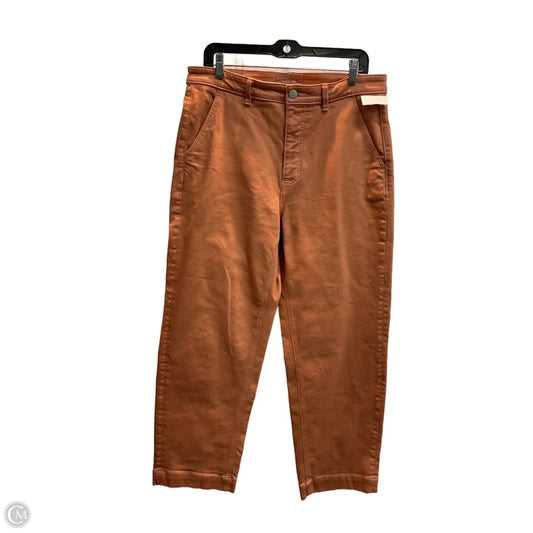 Jeans Straight By Everlane In Orange, Size: 14