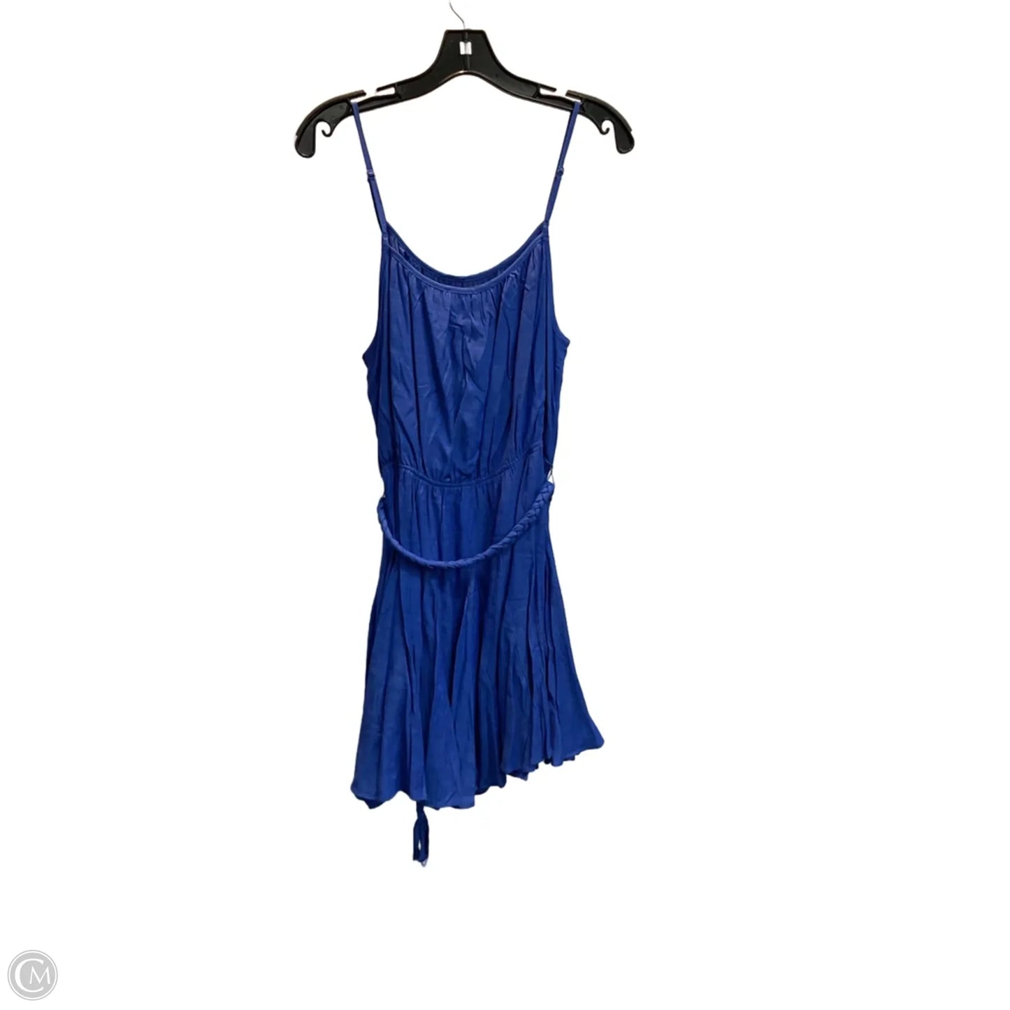 Dress Casual Short By Do + Be In Blue, Size: L