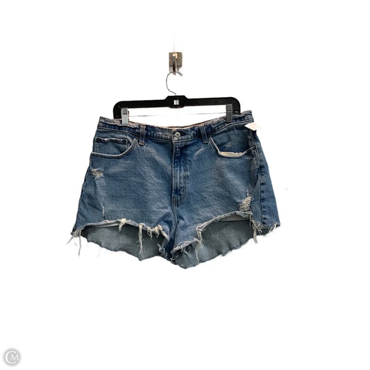 Shorts By Abercrombie And Fitch In Blue, Size: 16