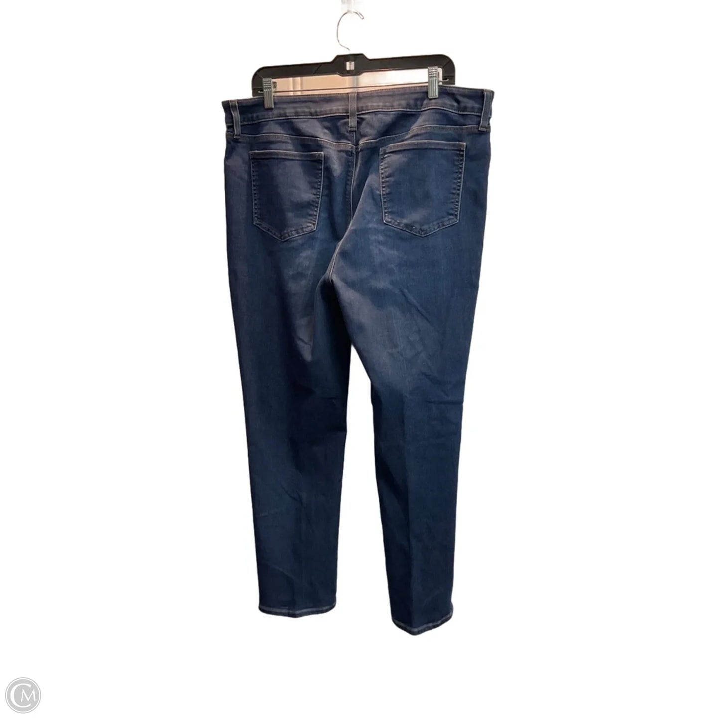 Jeans Straight By Chicos In Blue, Size: 16