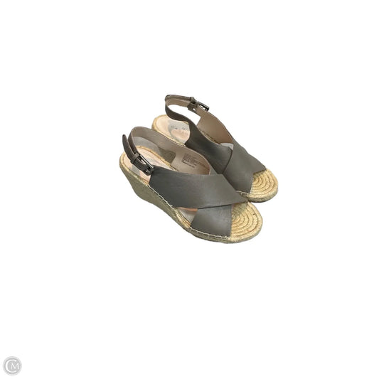 Sandals Heels Wedge By Caslon In Grey, Size: 5