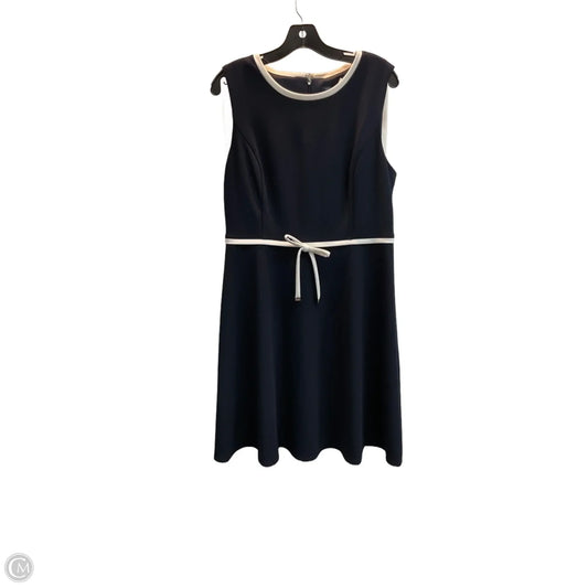 Dress Party Midi By Tommy Hilfiger In Navy, Size: L