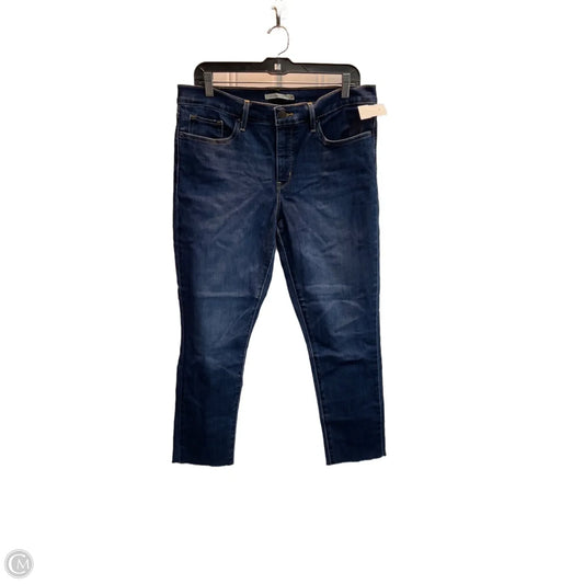 Jeans Skinny By Levis In Blue, Size: 12