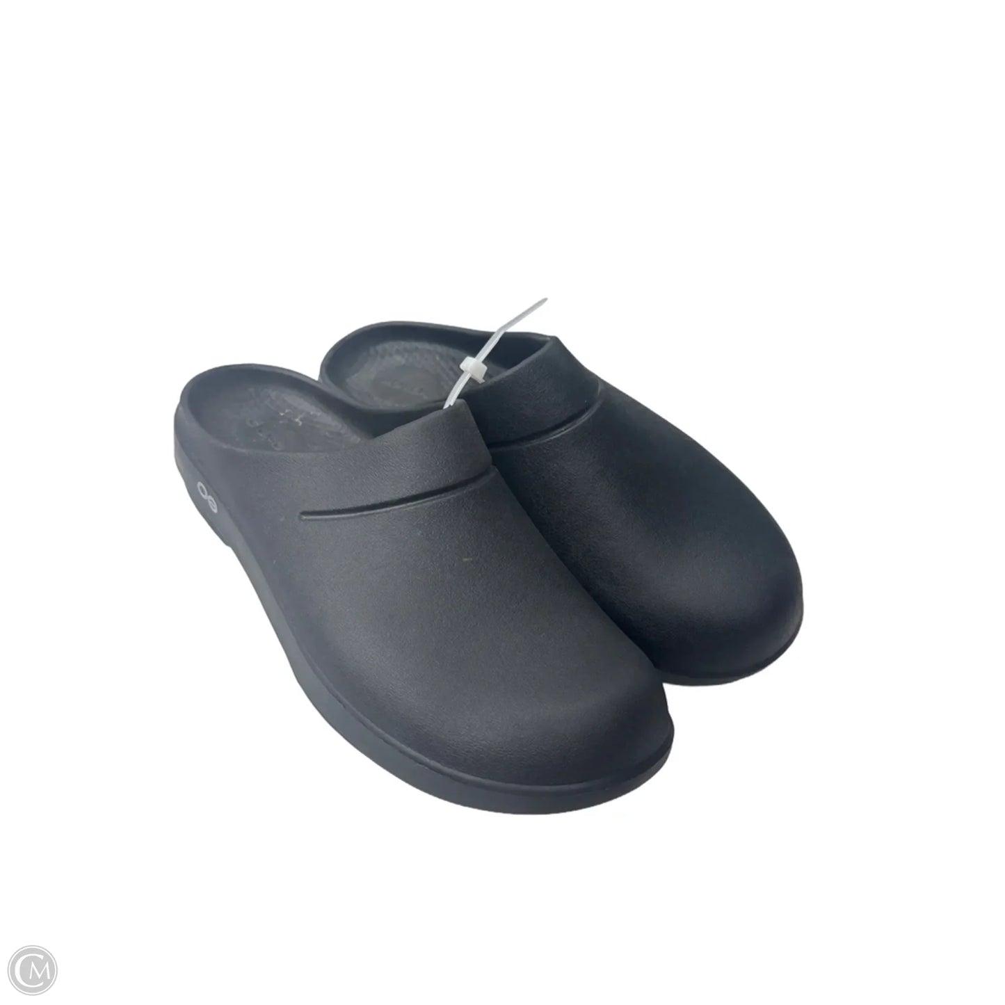 Shoes Flats By Oofos In Black, Size: 8
