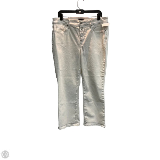 Jeans Straight By Not Your Daughters Jeans In White, Size: 14