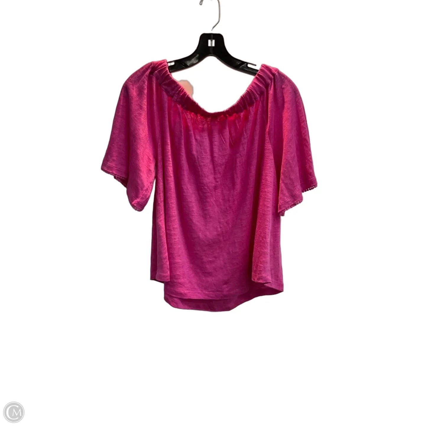 Top Short Sleeve By Chicos In Pink, Size: Xs