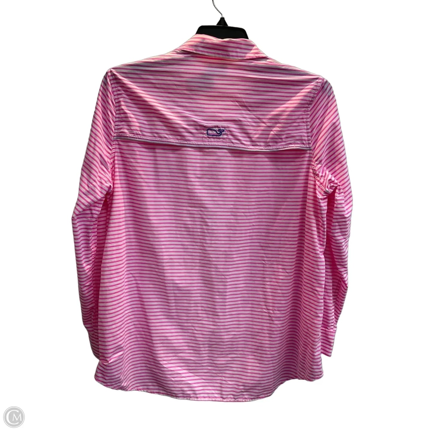 Top Long Sleeve By Vineyard Vines In Pink, Size: L