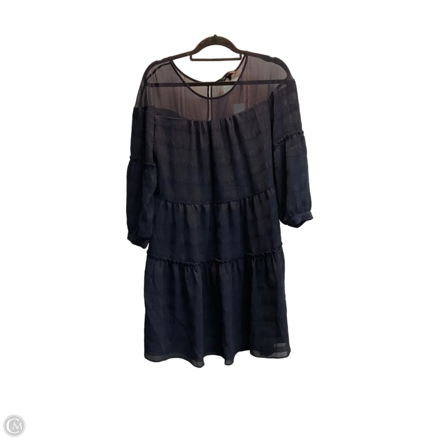 Dress Party Midi By Banana Republic In Navy, Size: L