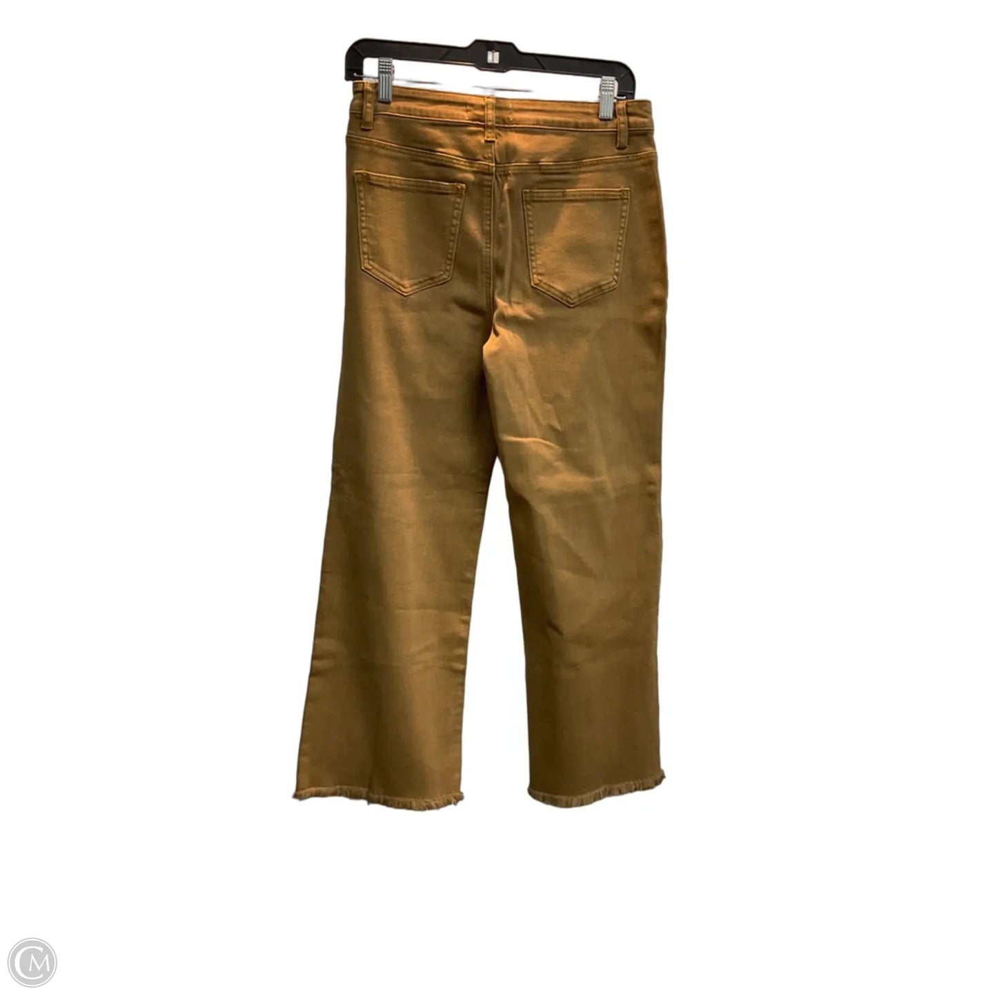 Jeans Wide Leg By Zenana In Tan, Size: 8