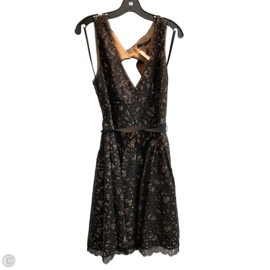 Dress Party Midi By Bcbgmaxazria In Black, Size: L