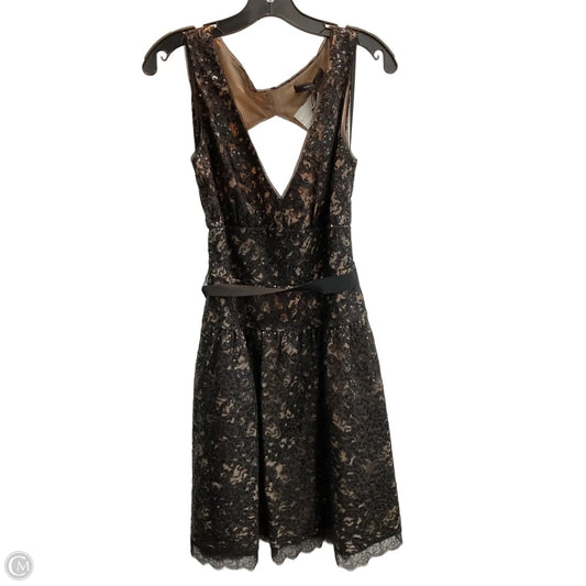 Dress Party Midi By Bcbgmaxazria In Black, Size: M