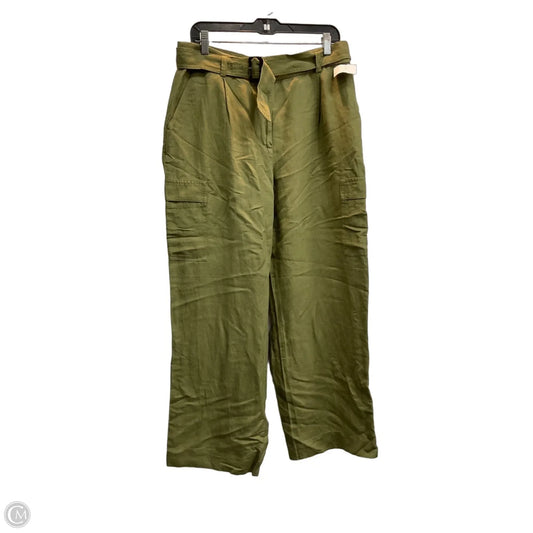 Pants Wide Leg By Loft In Green, Size: 8