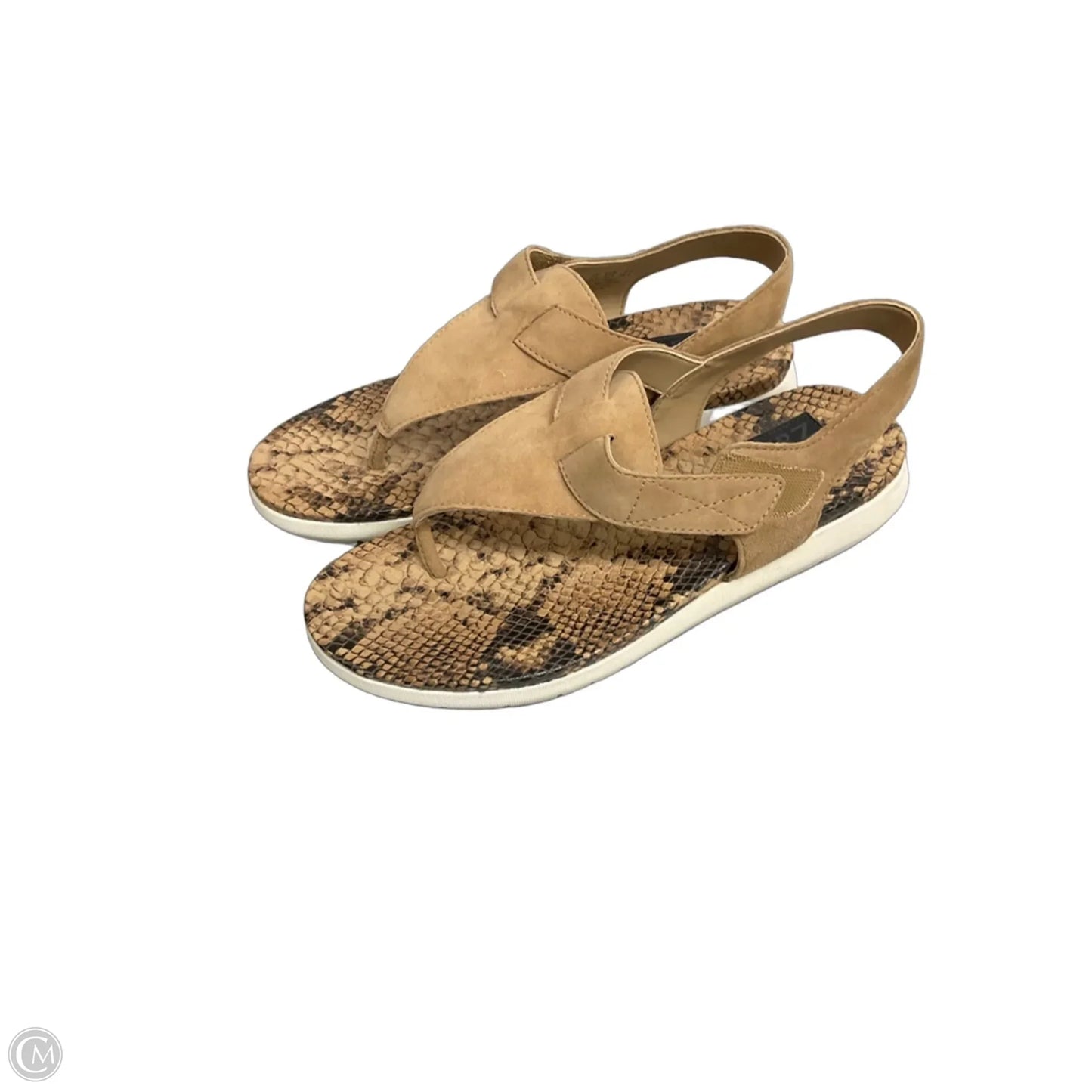 Sandals Flats By Naturalizer In Snakeskin Print, Size: 7.5