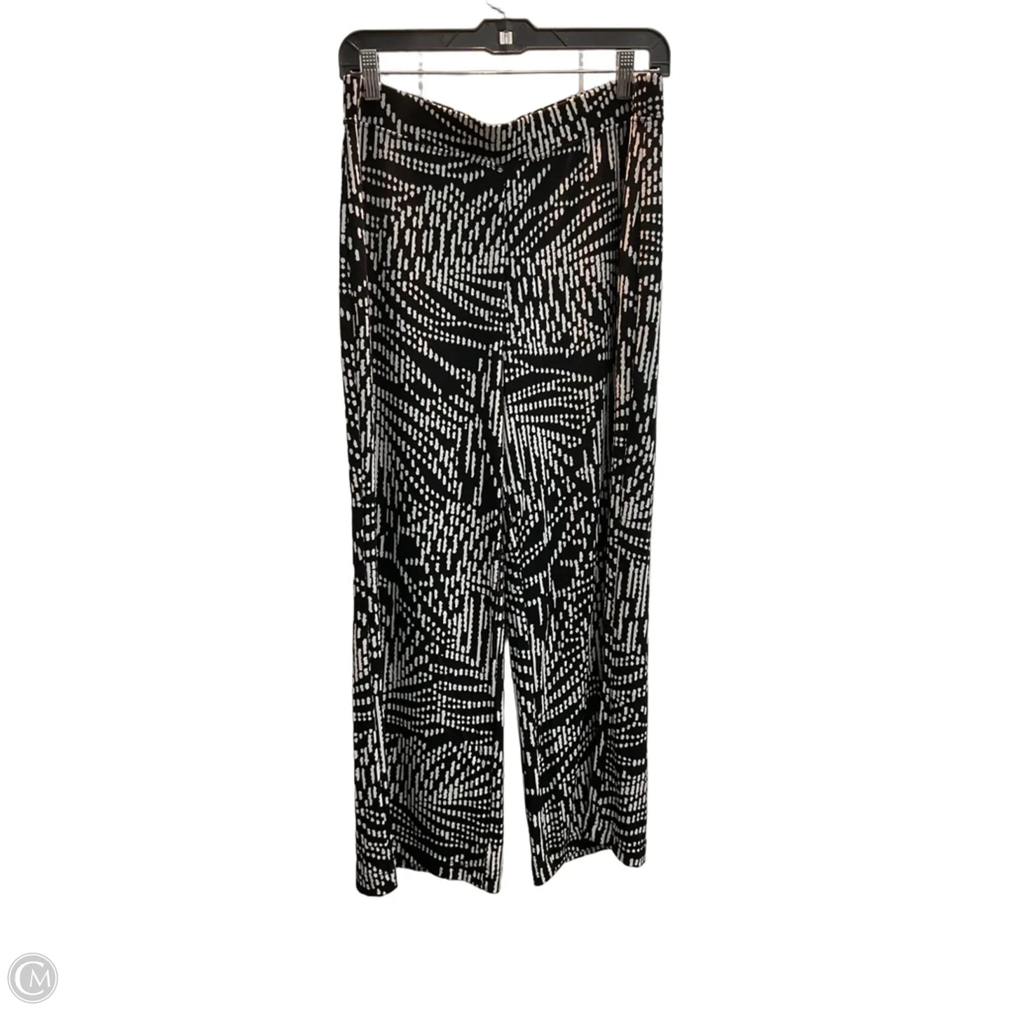 Pants Wide Leg By Chicos In Black & White, Size: 8
